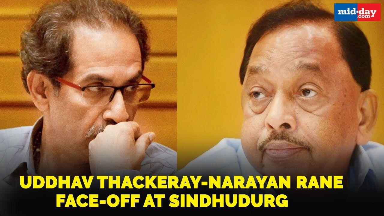 Uddhav Thackeray-Narayan Rane face-off at Sindhudurg airport inauguration